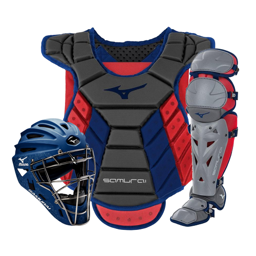 Mizuno Samurai Catcher's Face Mask, Red