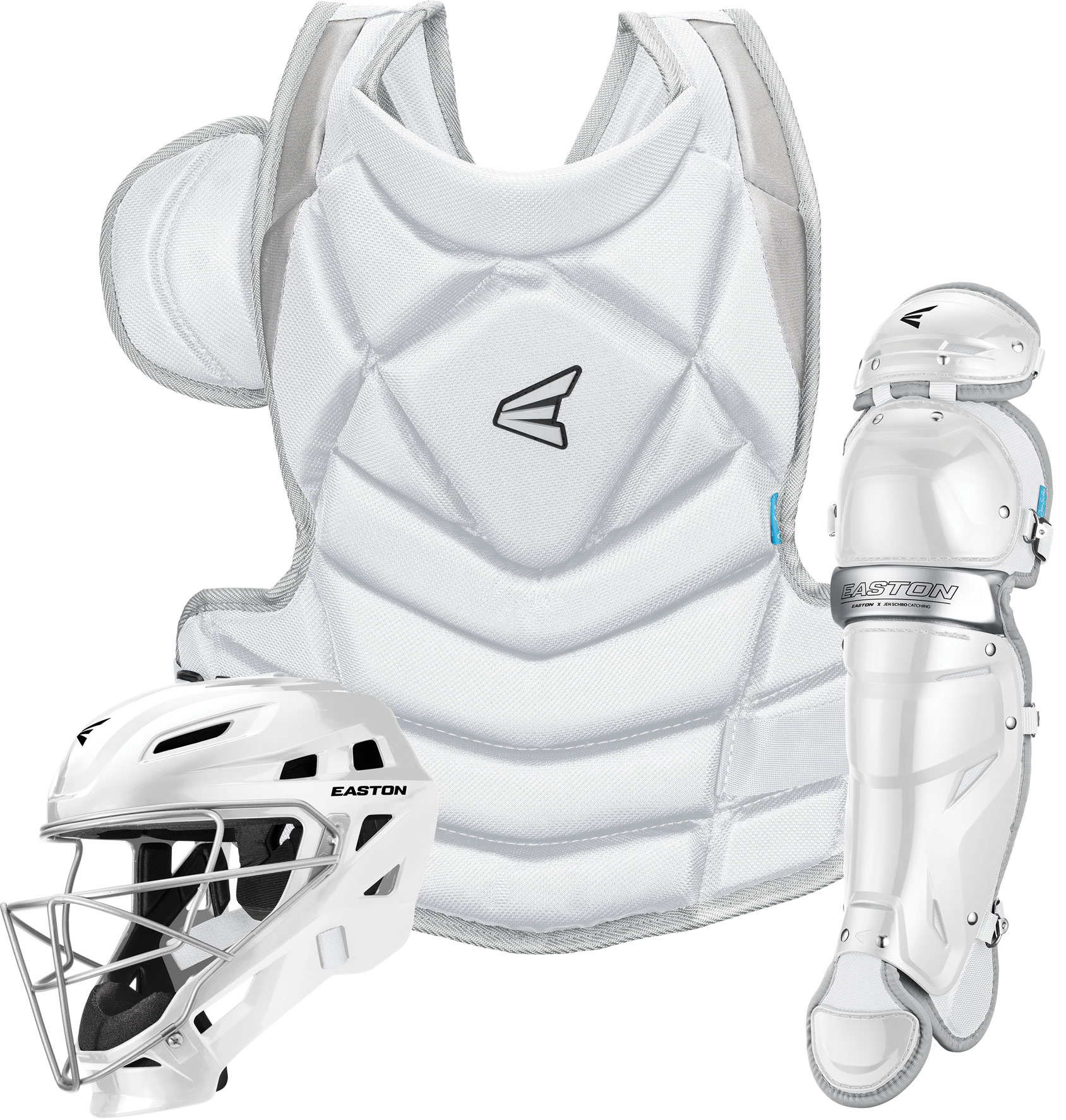 Easton Jen Schro The Fundamental Softball Catcher&s Set - S / White