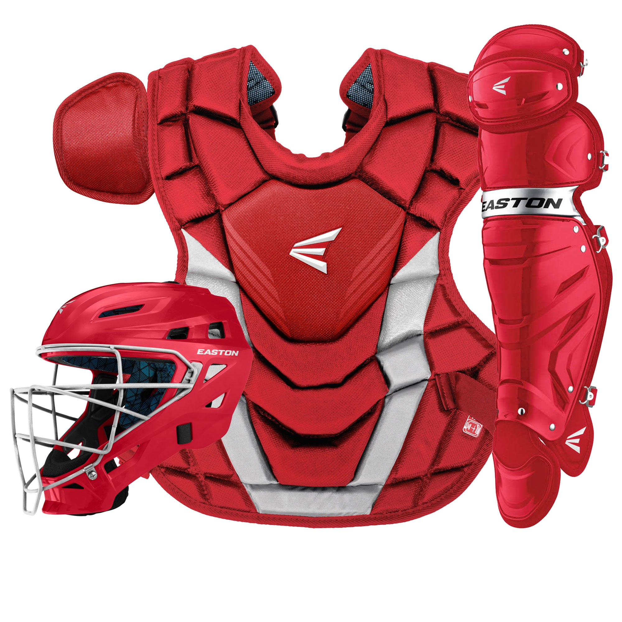 Easton Adult Gametime Catcher&s Set Red