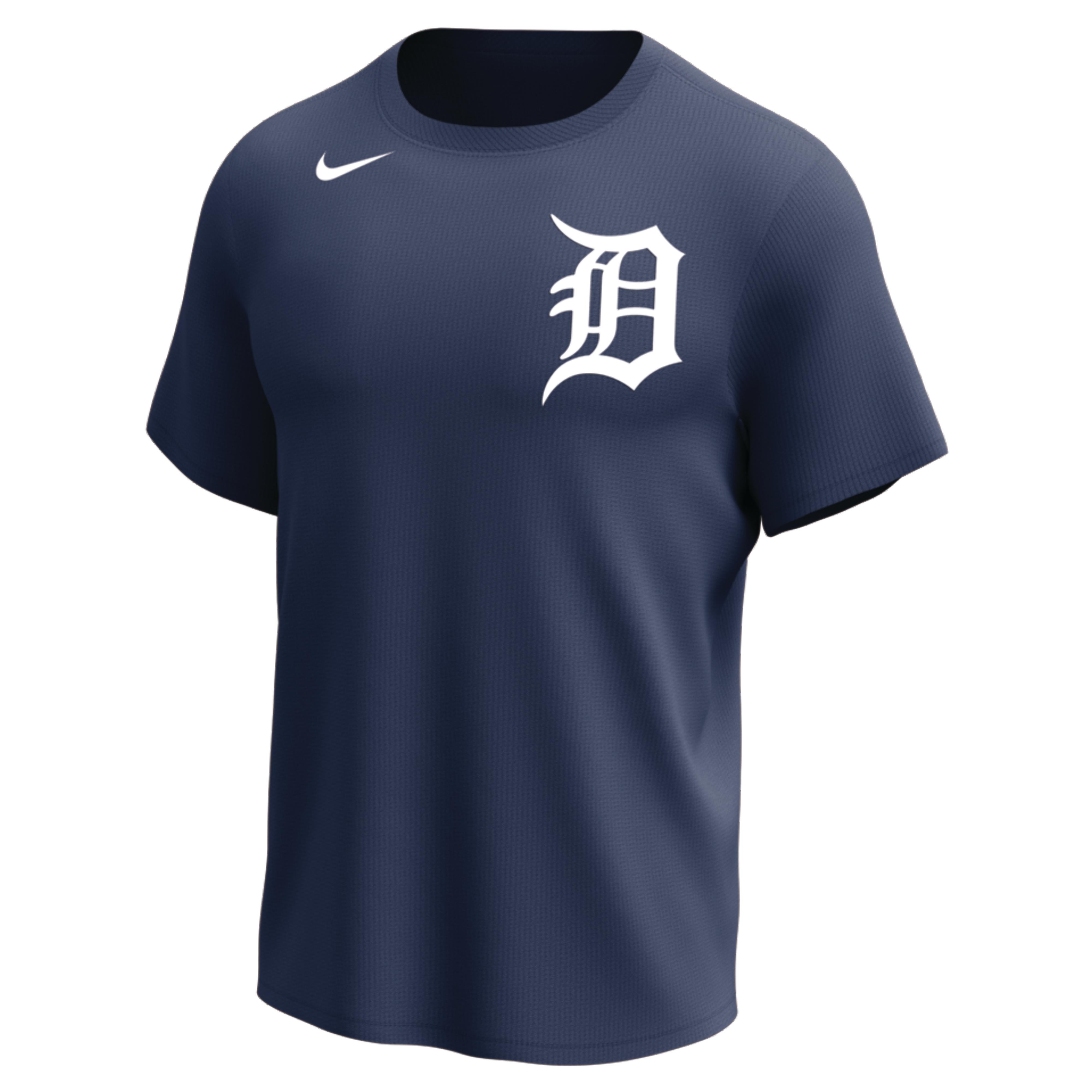 Detroit Tigers Nike Team Wordmark T-Shirt - White