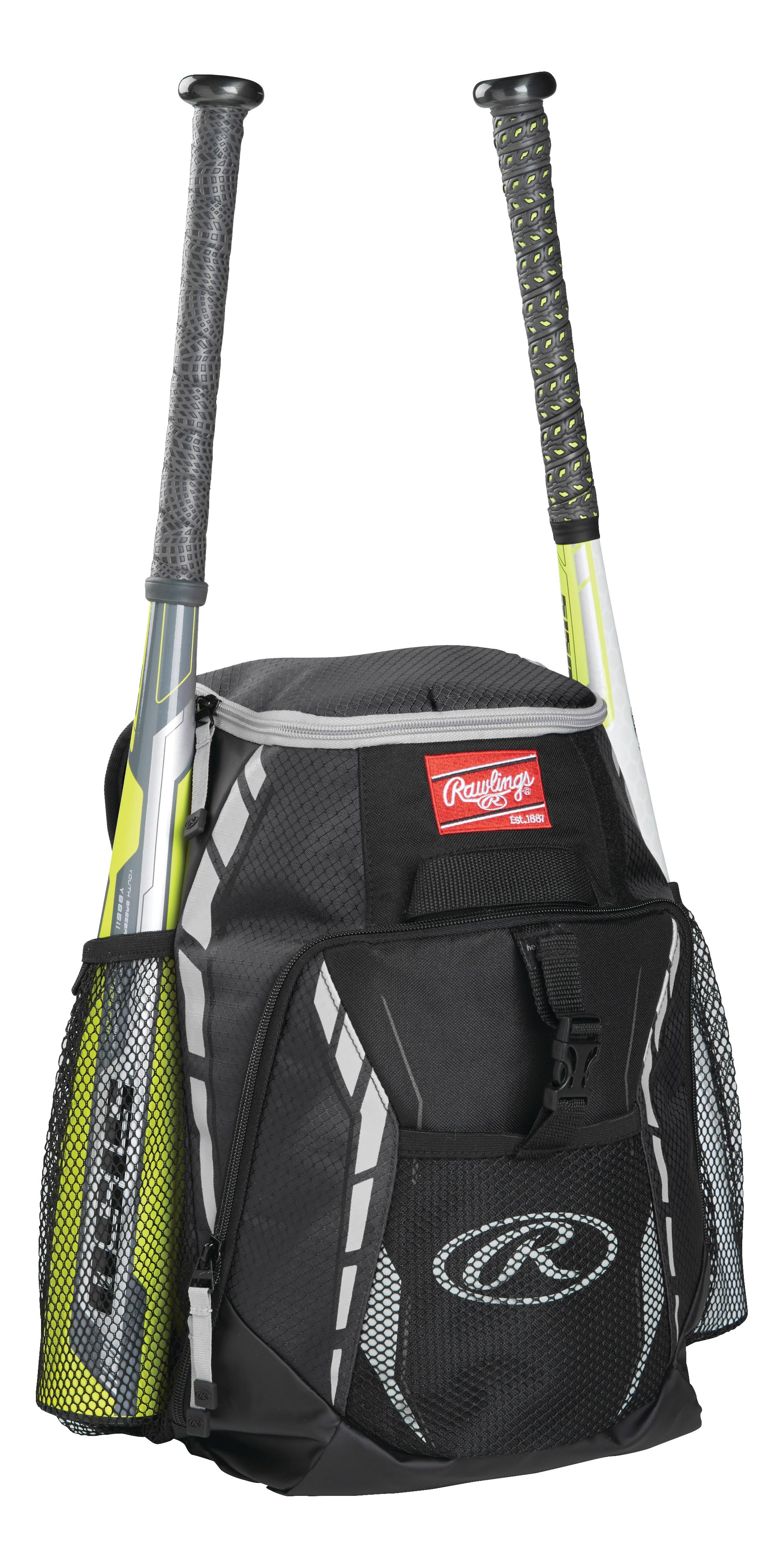 Champro Deluxe Ball Bag - X-Large 9x15 Inch, Holds 48 Baseballs Or 24 Softballs, Waterproof Black