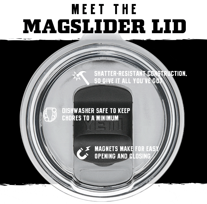 YETI 10 oz. Rambler Wine Tumbler with MagSlider Lid
