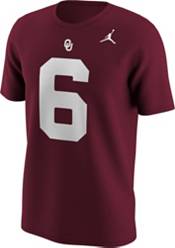 Jordan Men's Oklahoma Sooners Baker Mayfield #6 Crimson Football Jersey T-Shirt product image