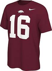 Nike Men's Arkansas Razorbacks Treylon Burks #16 Cardinal Football Jersey T-Shirt product image