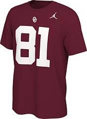 Jordan Men's Oklahoma Sooners Mark Andrews #81 Crimson Football Jersey T-Shirt product image