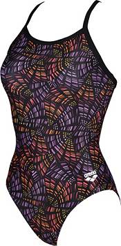 arena Women's Abstract Mosaic Light Drop One Piece Swimsuit product image