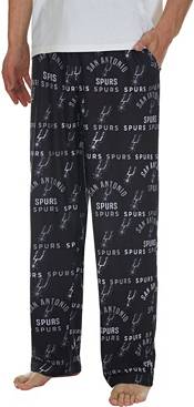 Concepts Sport Men's San Antonio Spurs Black Sleep Pants product image