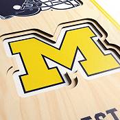 You The Fan Michigan Wolverines 8"x32" 3-D Banner product image