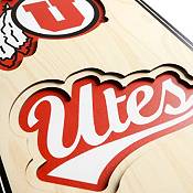 You The Fan Utah Utes 8"x32" 3-D Banner product image