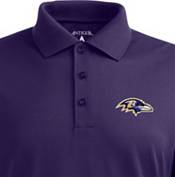 Antigua Men's Baltimore Ravens Purple Pique Xtra-Lite Polo product image