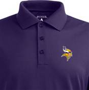 Antigua Men's Minnesota Vikings Pique Xtra-Lite Purple Polo product image