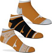 For Bare Feet Texas Longhorns 3 Pack Socks product image