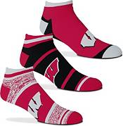 For Bare Feet Wisconsin Badgers 3 Pack Socks product image