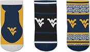 For Bare Feet West Virginia Mountaineers 3 Pack Socks product image