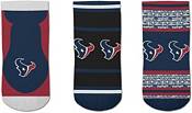 For Bare Feet Houston Texans 3-Pack Socks product image