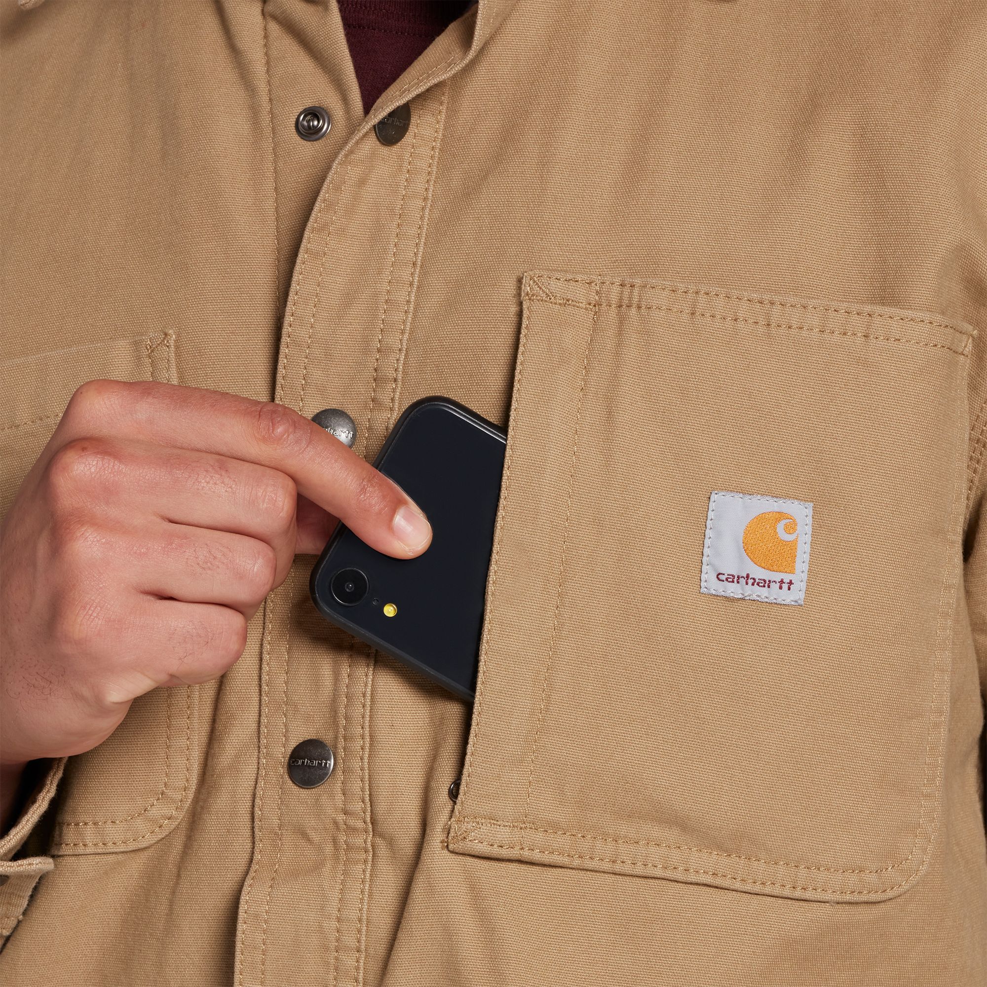 carhartt rugged flex rigby shirt jacket