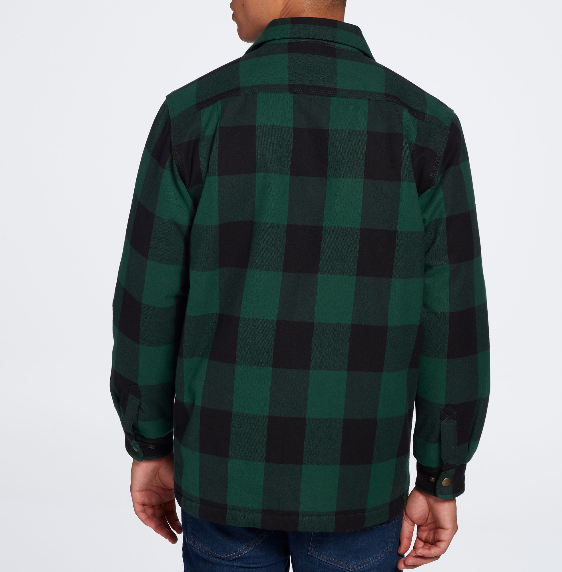 sherpa lined flannel jacket carhartt