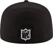 New Era Men's Cleveland Browns Basic Throwback 59Fifty Black Fitted Hat product image
