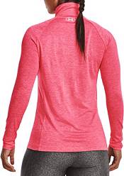 Under Armour Women's Tech Twist-Print Half Zip Long Sleeve Shirt product image