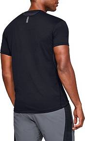 Under Armour Mens Streaker 2.0 Twist Short Sleeve T Shirt Tee Top Grey Sports 