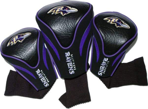 Team Golf Baltimore Ravens 3-Pack Contour Headcovers