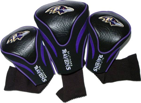 Team Golf Baltimore Ravens Contour Sock Headcovers - 3 Pack product image