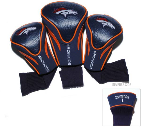 Team Golf Denver Broncos 3-Pack Contour Headcovers