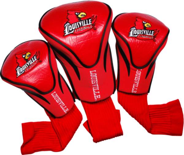 Team Golf Louisville Cardinals Contour Headcovers - 3-Pack