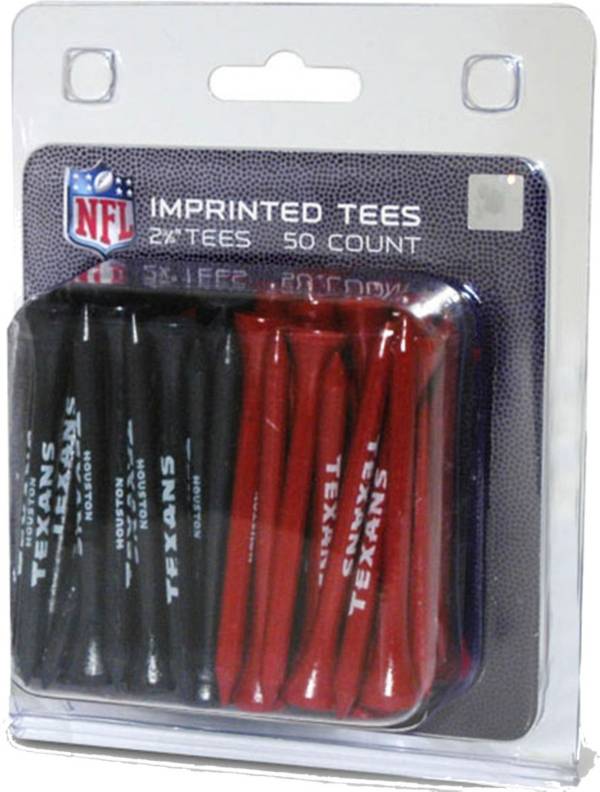 Team Golf Houston Texans Golf Tees – 50 Pack