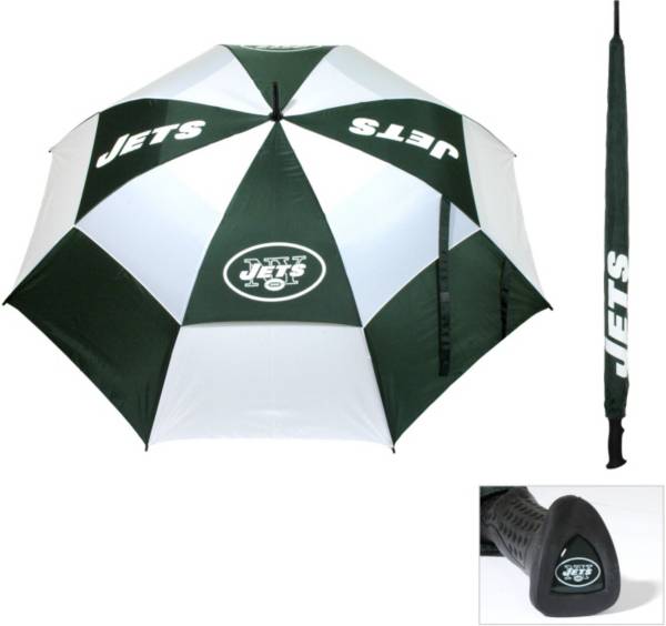 Team Golf New York Jets 62” Double Canopy Golf Umbrella