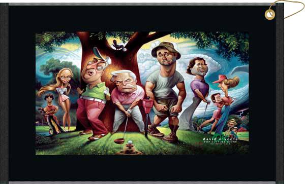 Bag Boy Bushwood- A Tribute to Caddyshack Golf Towel