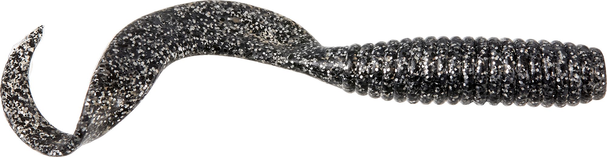 Berkley Gulp! Saltwater Grub - Black Bling Color, 6 Inch / 15cm Soft Bait Fishing Lure