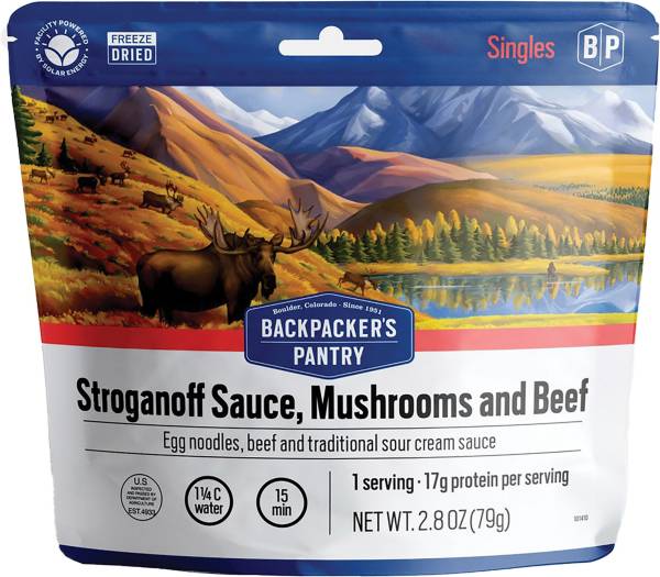 Backpacker's Pantry Beef Stroganoff with Wild Mushrooms