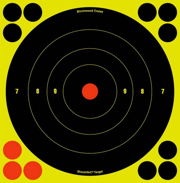 Birchwood Casey 8'' Shoot-N-C Bull's-Eye Target – 30 Pack
