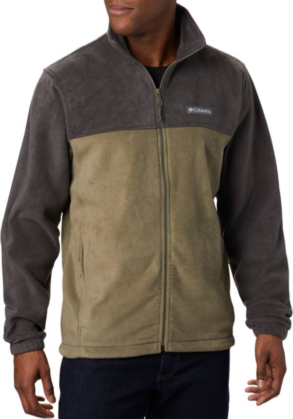 Glacier Green Graphite Columbia Mens Steens Mountain Full Zip 2.0 Soft Fleece Jacket XLT
