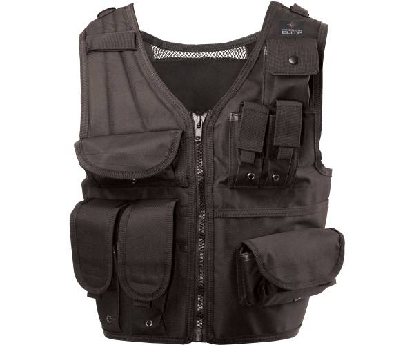 Details about   Swiss Arms Tactica Vest Airsoft Adjustable Jacket One Size Soft Air Hunting 
