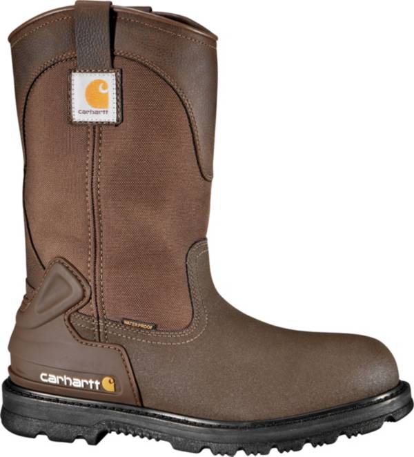 Carhartt Men's Bison 11'' Mud Wellington Steel Toe Waterproof Work Boots