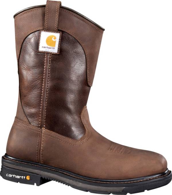 Carhartt Men's 11” Square Toe Wellington Steel Toe Work Boots