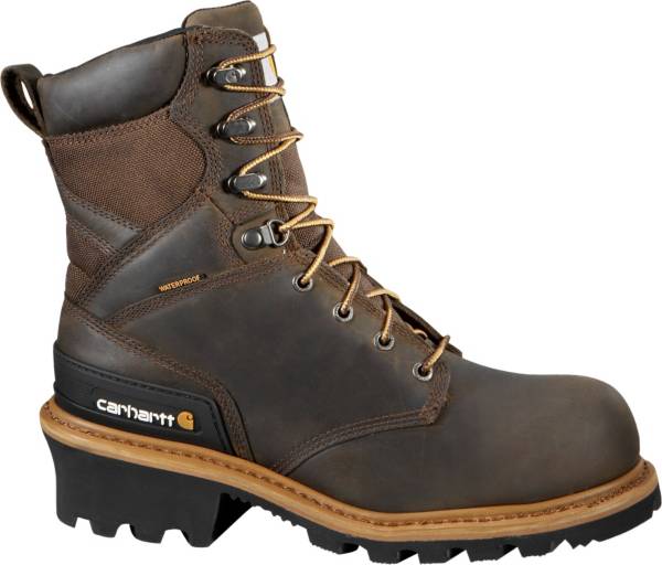 Carhartt Men's Logger 8” Waterproof Composite Toe Work Boots product image