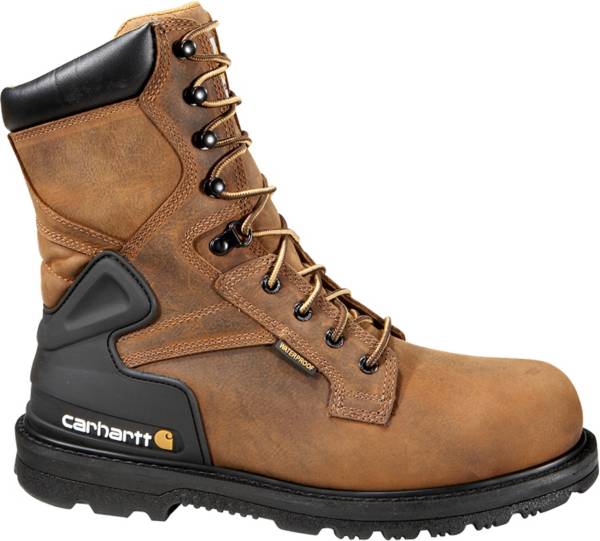 Carhartt Men's Bison 8” Steel Toe Waterproof Work Boots