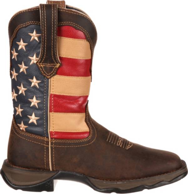 Durango Women's Lady Rebel Patriotic Pull-On Western Work Boots product image