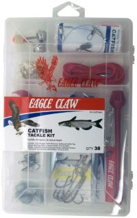 Eagle Claw 50 Piece Carolina Rigging Kit In Plano Box Brand New!!! 