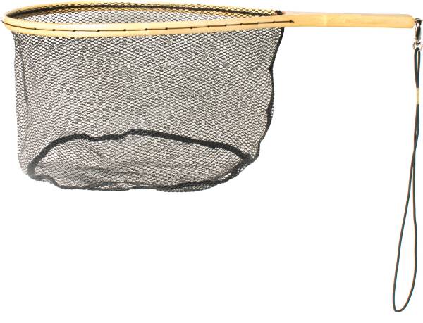 Eagle Claw Wood Trout Net with Rubberized Netting