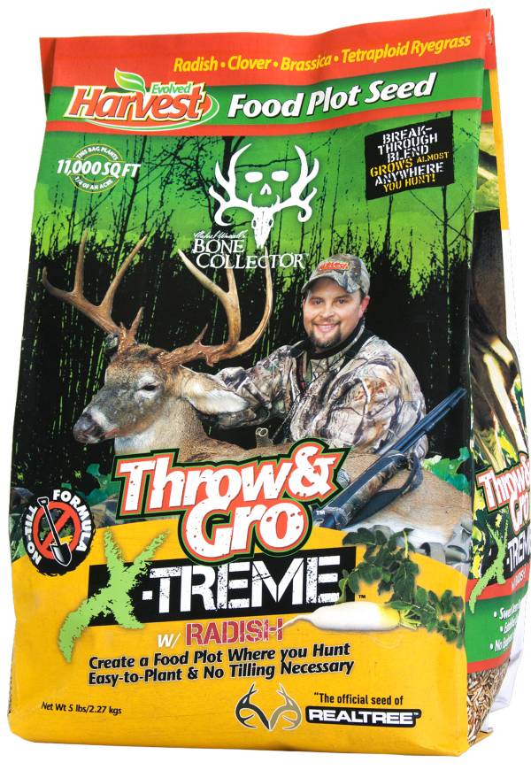Evolved Harvest Throw & Gro No-Till Forage Food Plot Seed Throw and Grow 