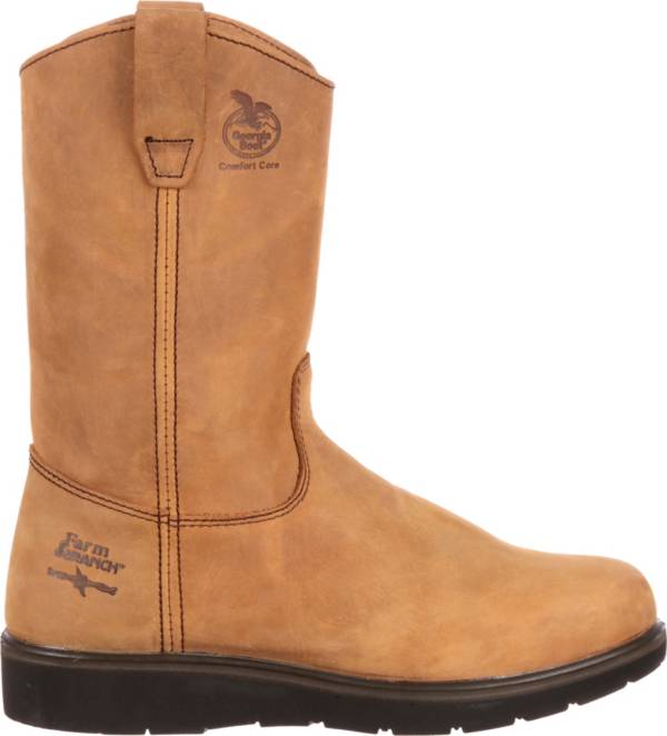 Georgia Boot Men's Farm & Ranch Wellington Comfort Core Work Boots