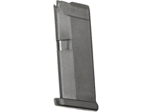 Glock G43 9mm Black Polymer Magazine – 6 Rounds