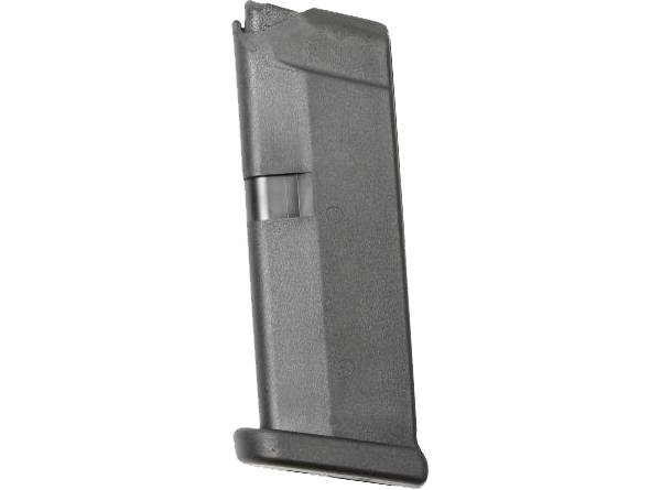 Glock G43 9mm Black Polymer Magazine – w/Extension