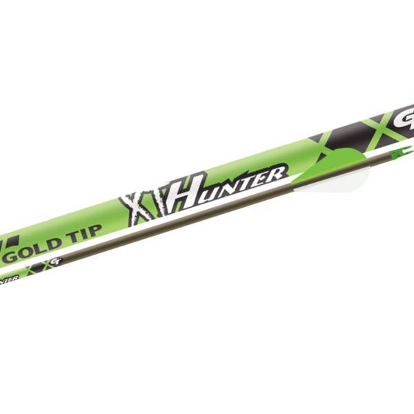 Gold Tip Hunter XT Carbon Arrow with Raptor Vanes - 6 Pack