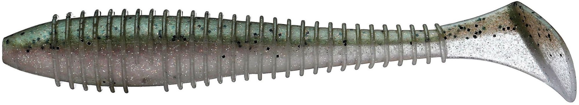 Keitech Fat Swing Impact 4.8" Swimbait - Ghost Rainbow Trout Color For Bass, Pike, Walleye Fishing - View #8