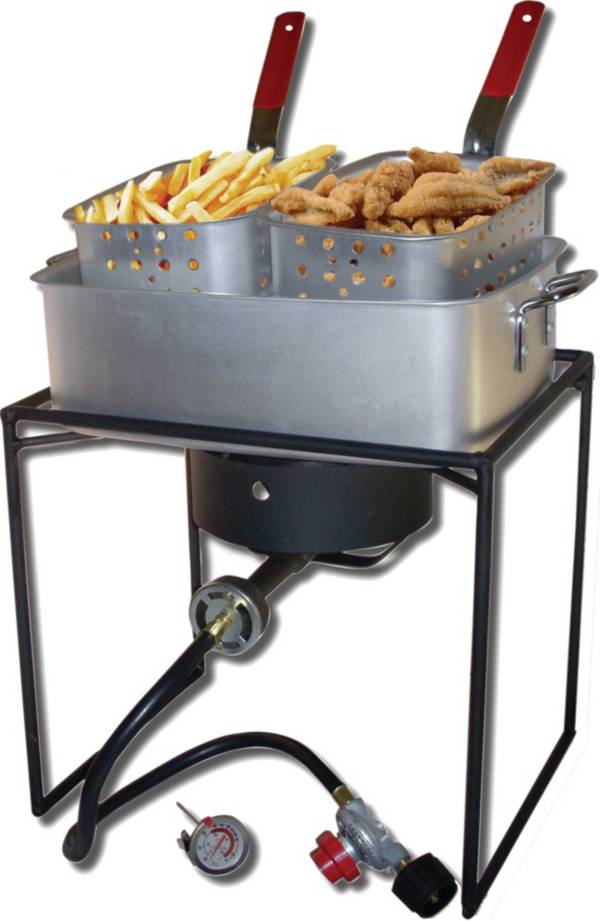 King Kooker 16” Fish Fryer with Aluminum Pot and Baskets